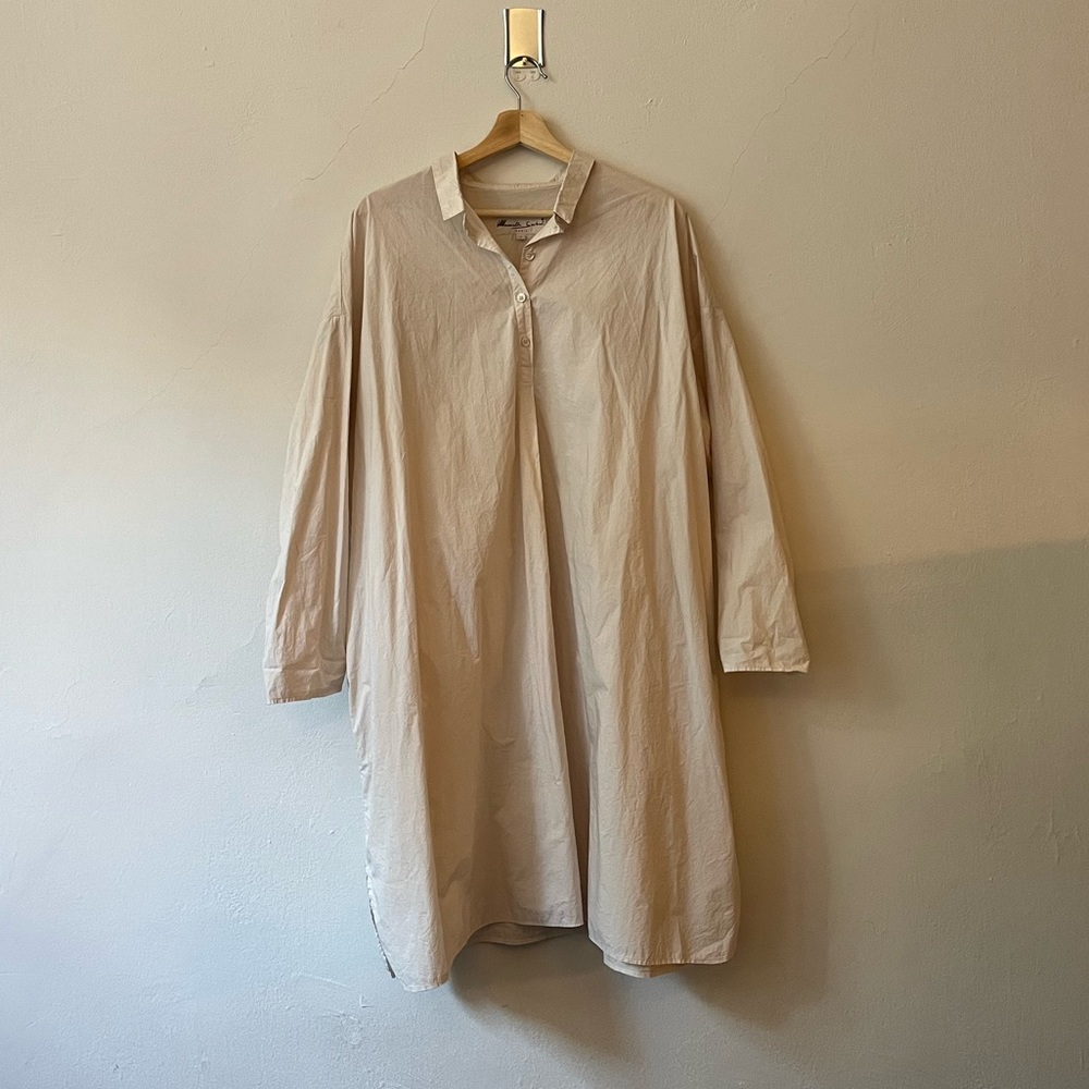 Manuelle Suibal Oversized Cotton Poplin Dress